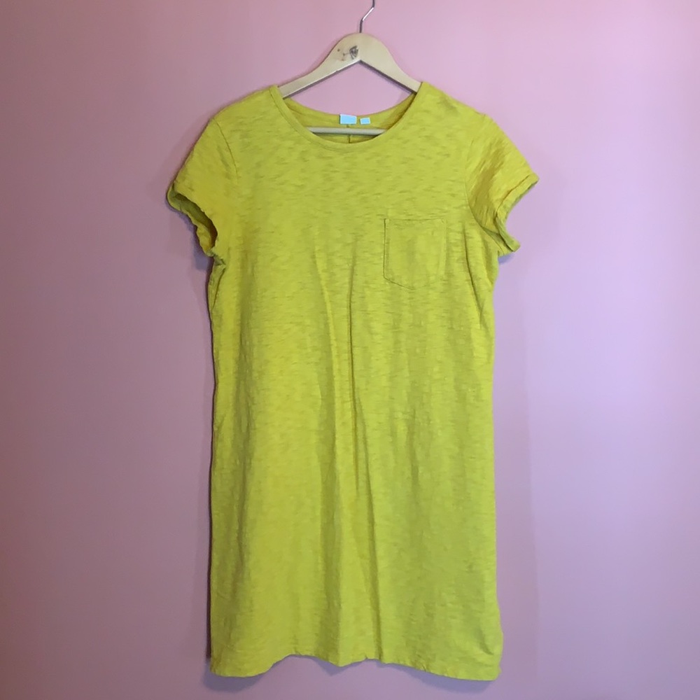 Mustard T-shirt Dress - Picture 2 of 4